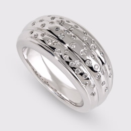 Anel União Eterna - Ouro Branco Anel União Eterna - Ouro Branco