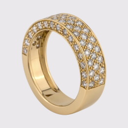 Anel Pavé Ouro e Diamantes Anel Pavé Ouro e Diamantes