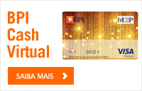 Cart&atilde;o BPI Cash Virtual