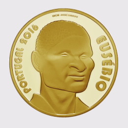 Moeda Eusébio Frente Moeda Eusébio Frente