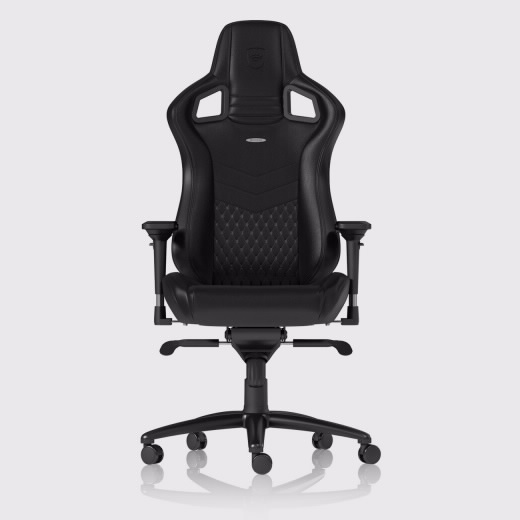 Cadeira noblechairs EPIC Real Leather Preto