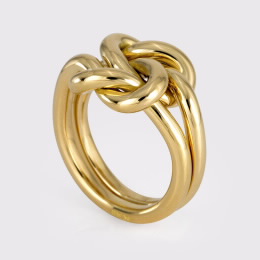 Anel Ouro Amarelo âKnot Meâ Anel Ouro Amarelo âKnot Meâ