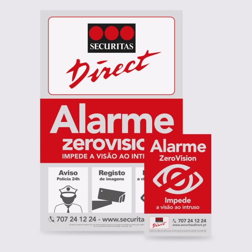Placas Dissuas&oacute;ria Securitas Direct