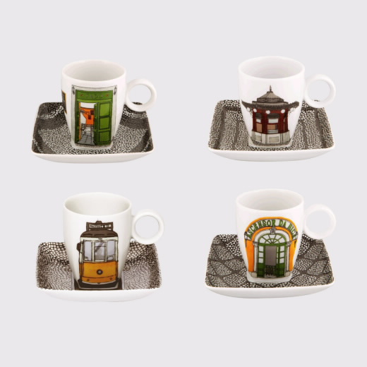 Servi&ccedil;o de Caf&eacute; Alma de Lisboa - Ch&aacute;venas