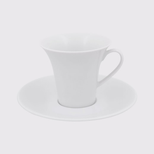 Servi&ccedil;o de Mesa Modo White - Ch&aacute;vena Caf&eacute;