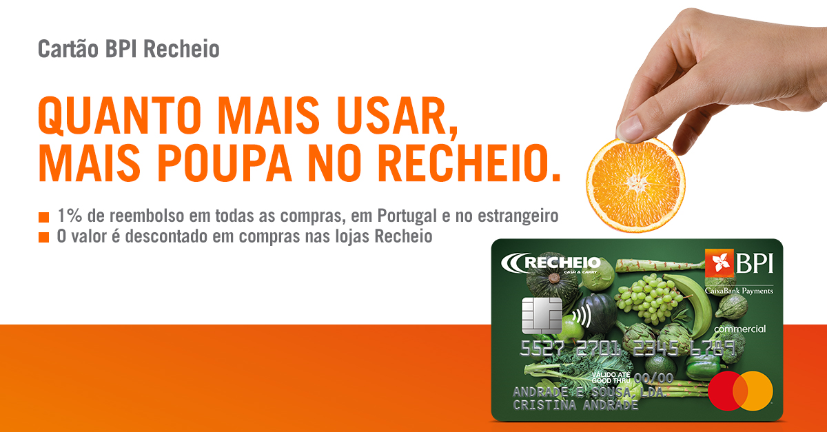 BPI e Recheio lan&ccedil;am cart&atilde;o de cr&eacute;dito | Banco BPI