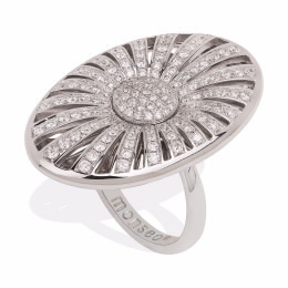 Monseo - Anel Precious Moments - Ouro Branco Monseo - Anel Precious Moments - Ouro Branco