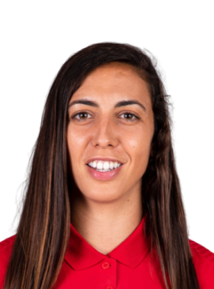 Fátima Pinto, jogadora da seleção nacional de futebol