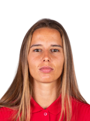 Tatiana Pinto, jogadora da seleção nacional de futebol