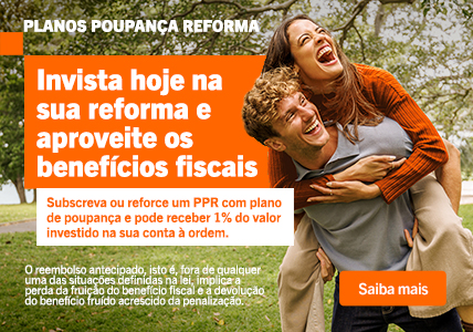 Info: Planos Poupança Reforma. Suscreva ou reforce um PPR com plano de poupança.