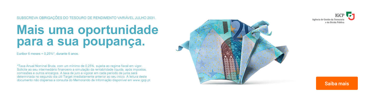 Info: OTRV julho 2031. Mais uma oportunidade para a sua poupança.