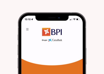 Ilustração ecrã BPI App