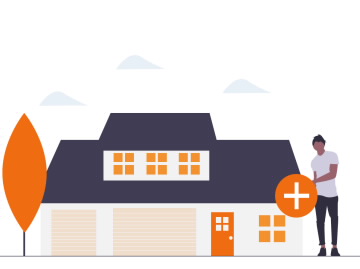 Ilustração comprar casa