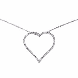 Colar Cuore | Ouro Branco