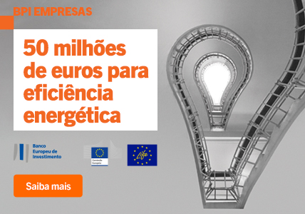 Info: Banner do site mobile BPI Empresas Eficiência Energética