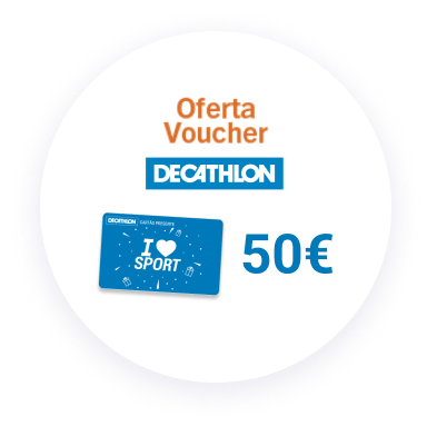 Voucher de oferta de 50€ na Decathlon