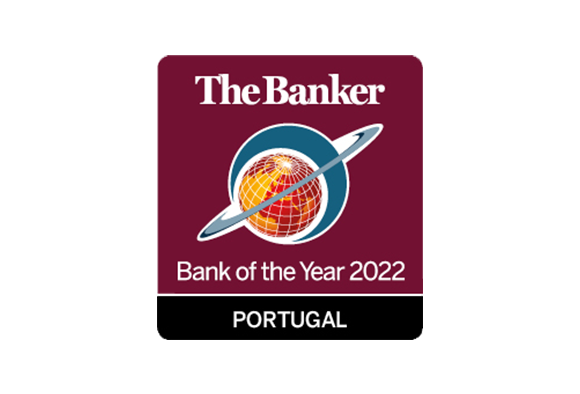 Banco BPI awards received. Bank of the Year in Portugal.
