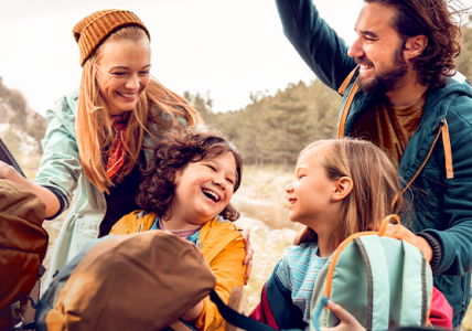 BPI Vida Familiar - familia a fazer campismo
