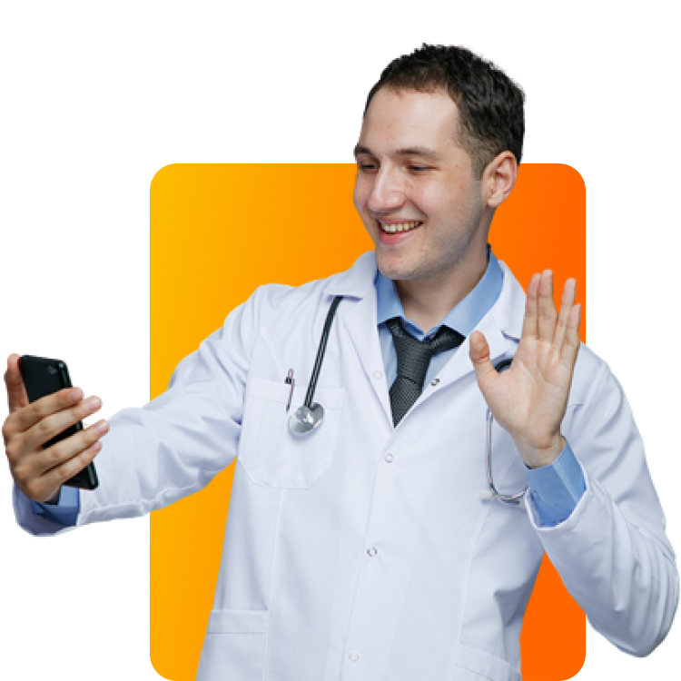 imagem de Médico sorridente