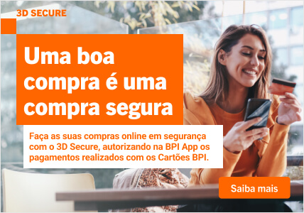 Info: Faça as suas compras online em segurança com o 3D Secure.