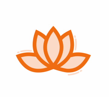 Ilustração de uma flor de lotus que simboliza os benefícios em spas do seguro de saúde Allianz.