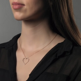 Colar Cuore | Ouro Rosa