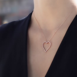 Colar Cuore | Ouro Rosa