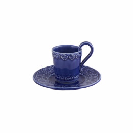 Chávena Café c/ Pires Azul Indigo