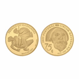 Moeda Circum Naveg Mactan 1521 Ouro/Proof