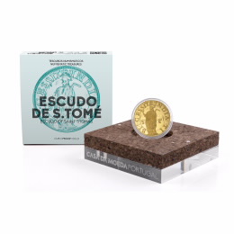 Moeda Escudo de São Tomé Ouro/Proof