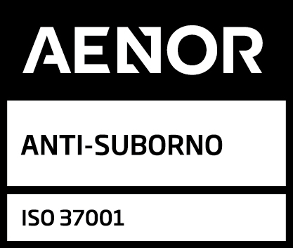 Imagem do Sello AENOR ISO37001-2017 do Banco BPI.